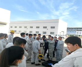 遵守安全生產(chǎn)法，當(dāng)好第一責(zé)任人！-- 眉山麥克在線靖邊維保部開展安全活動(dòng)